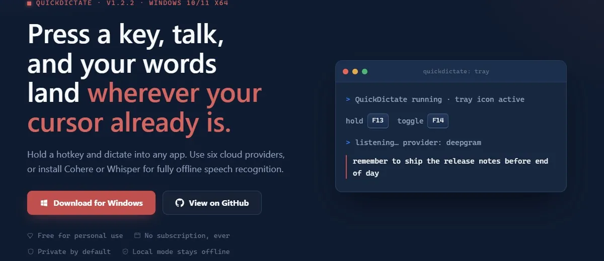 QuickDictate
